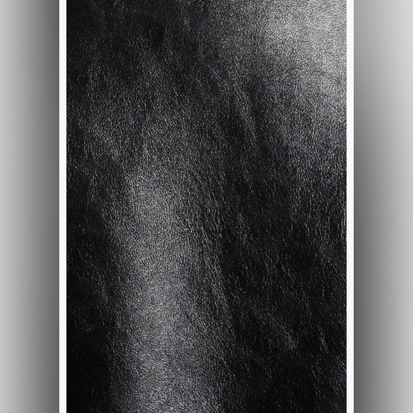 NWT $575 Stand Studio Fleur Faux Shearling Trim Crop Faux Leather Jacket - 2 US! - Picture 5 of 6